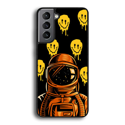 Astronaut Emoji Smile Samsung Galaxy S21 Plus Case