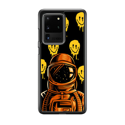 Astronaut Emoji Smile Samsung Galaxy S20 Ultra Case