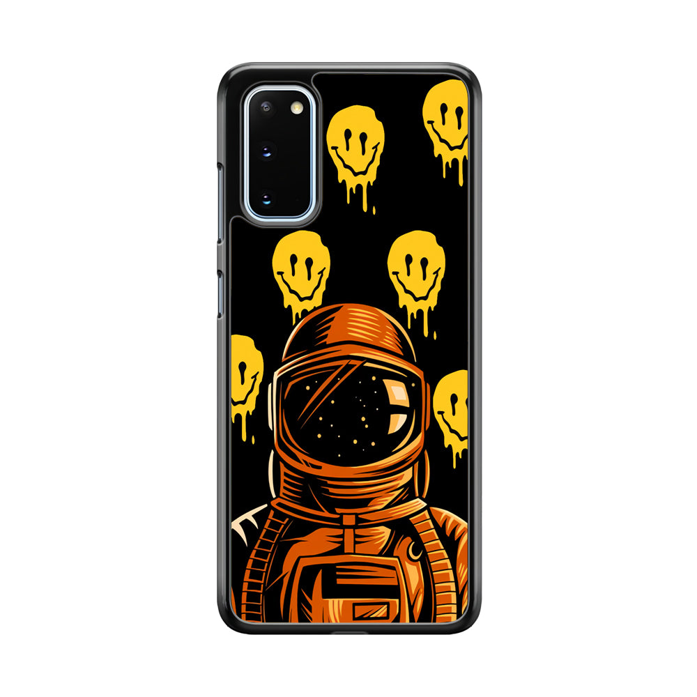 Astronaut Emoji Smile Samsung Galaxy S20 Case