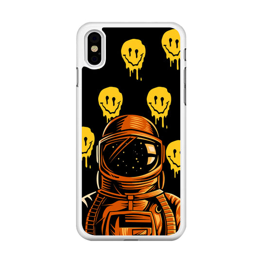 Astronaut Emoji Smile iPhone Xs Case