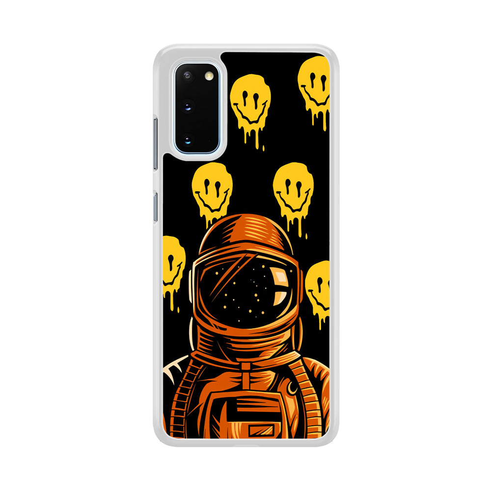 Astronaut Emoji Smile Samsung Galaxy S20 Case