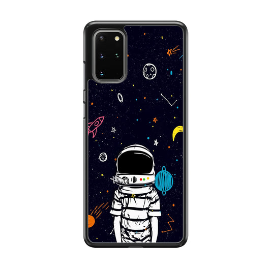 Astronaut Kids Space Samsung Galaxy S20 Plus Case