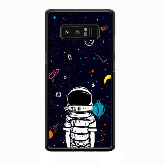 Astronaut Kids Space Samsung Galaxy Note 8 Case