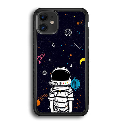 Astronaut Kids Space iPhone 12 Case