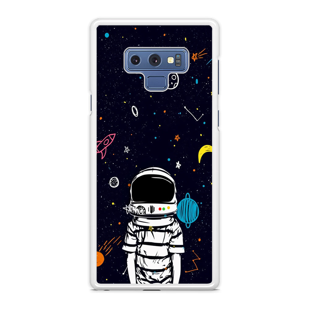 Astronaut Kids Space Samsung Galaxy Note 9 Case