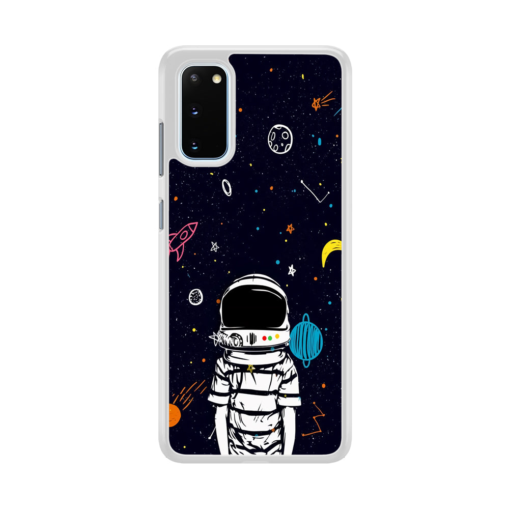 Astronaut Kids Space Samsung Galaxy S20 Case