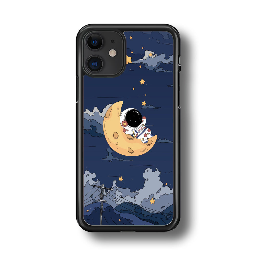 Astronaut Sleep On The Moon iPhone 11 Case