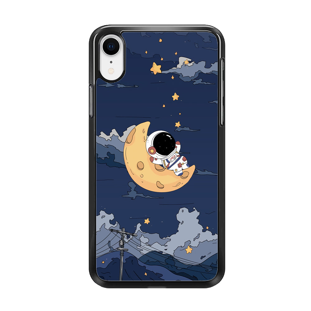 Astronaut Sleep On The Moon iPhone XR Case