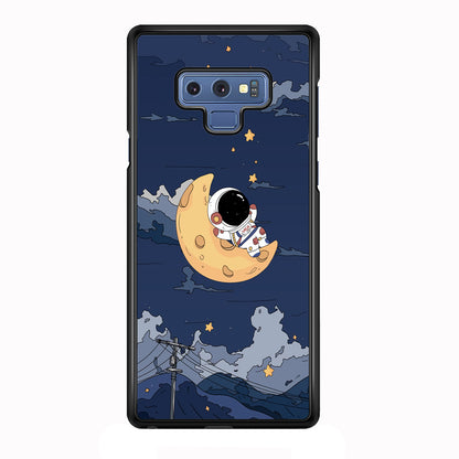 Astronaut Sleep On The Moon Samsung Galaxy Note 9 Case