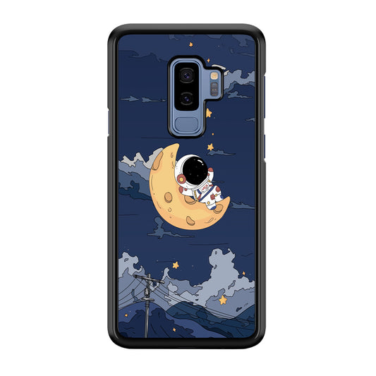 Astronaut Sleep On The Moon Samsung Galaxy S9 Plus Case
