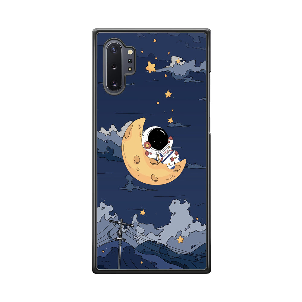 Astronaut Sleep On The Moon Samsung Galaxy Note 10 Plus Case