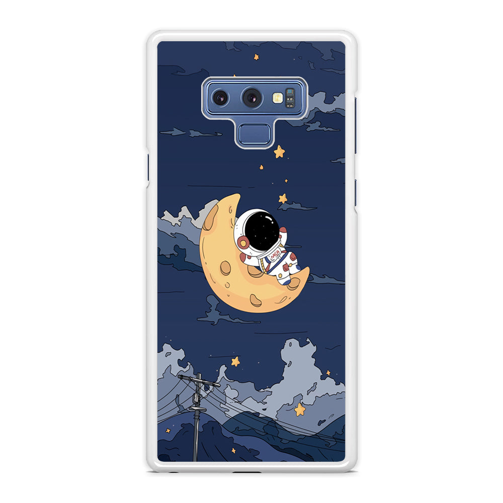 Astronaut Sleep On The Moon Samsung Galaxy Note 9 Case