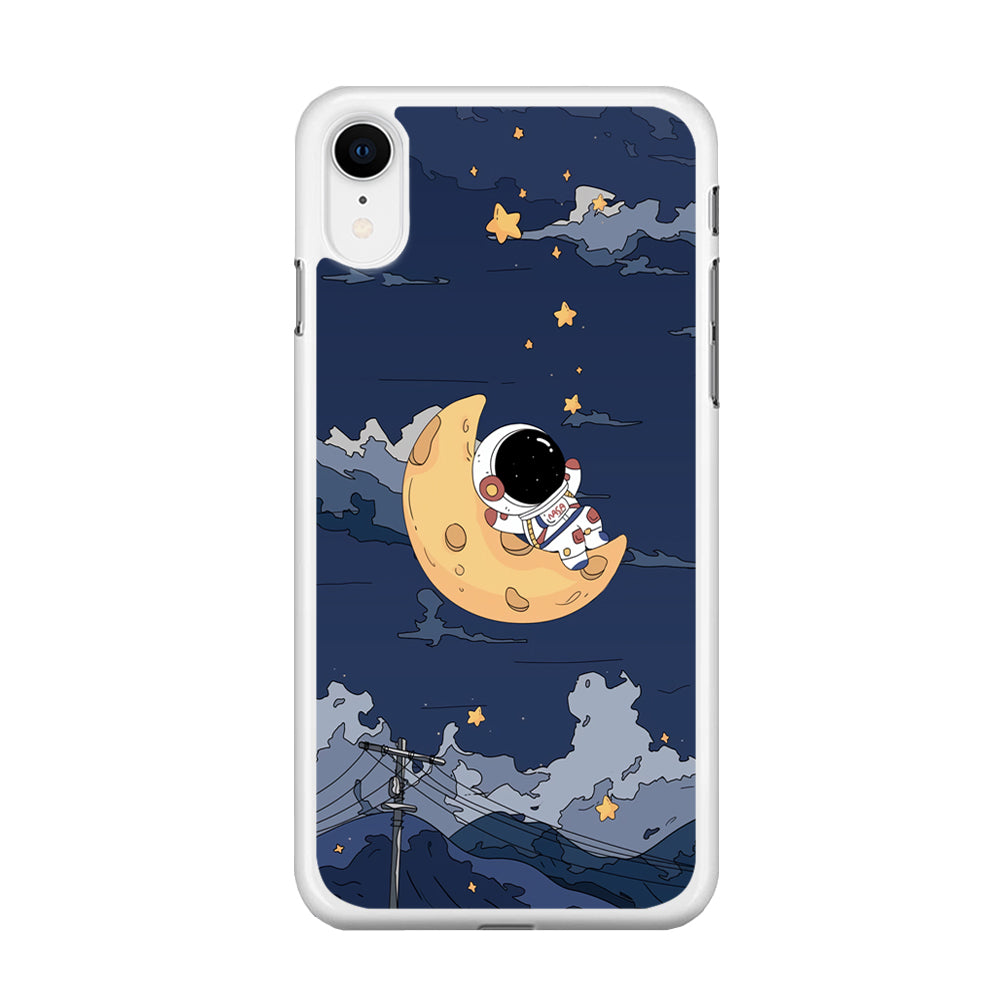 Astronaut Sleep On The Moon iPhone XR Case
