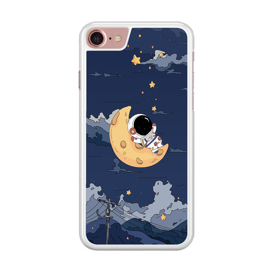 Astronaut Sleep On The Moon iPhone 7 Case