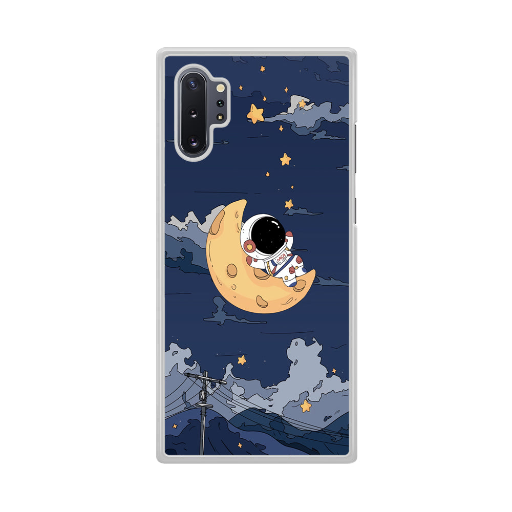 Astronaut Sleep On The Moon Samsung Galaxy Note 10 Plus Case