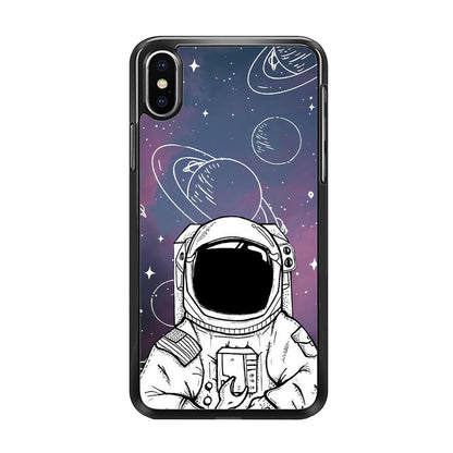 Astronaut White Space iPhone Xs Case