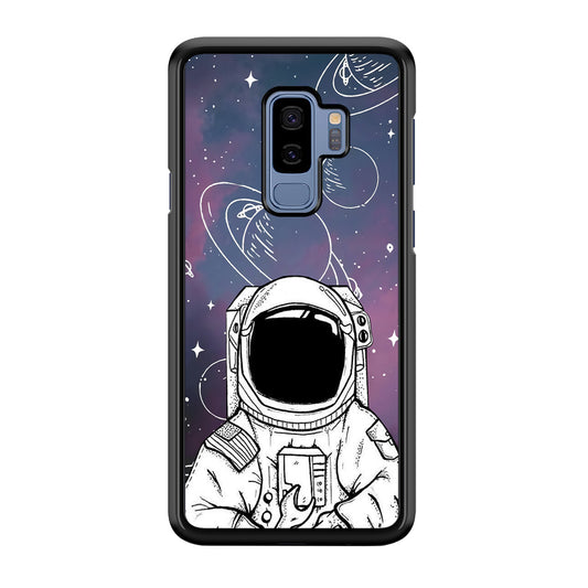 Astronaut White Space Samsung Galaxy S9 Plus Case