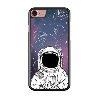 Astronaut White Space iPhone 8 Case