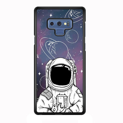 Astronaut White Space Samsung Galaxy Note 9 Case