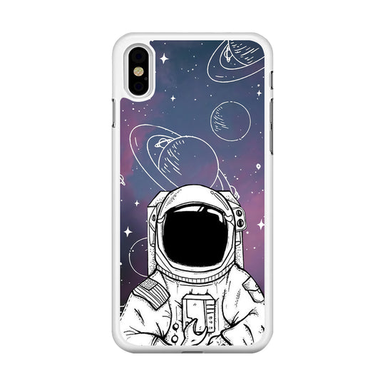 Astronaut White Space iPhone X Case