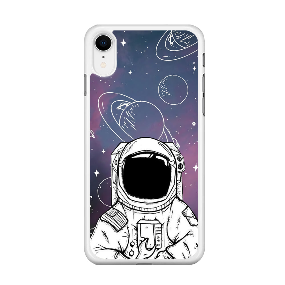 Astronaut White Space iPhone XR Case