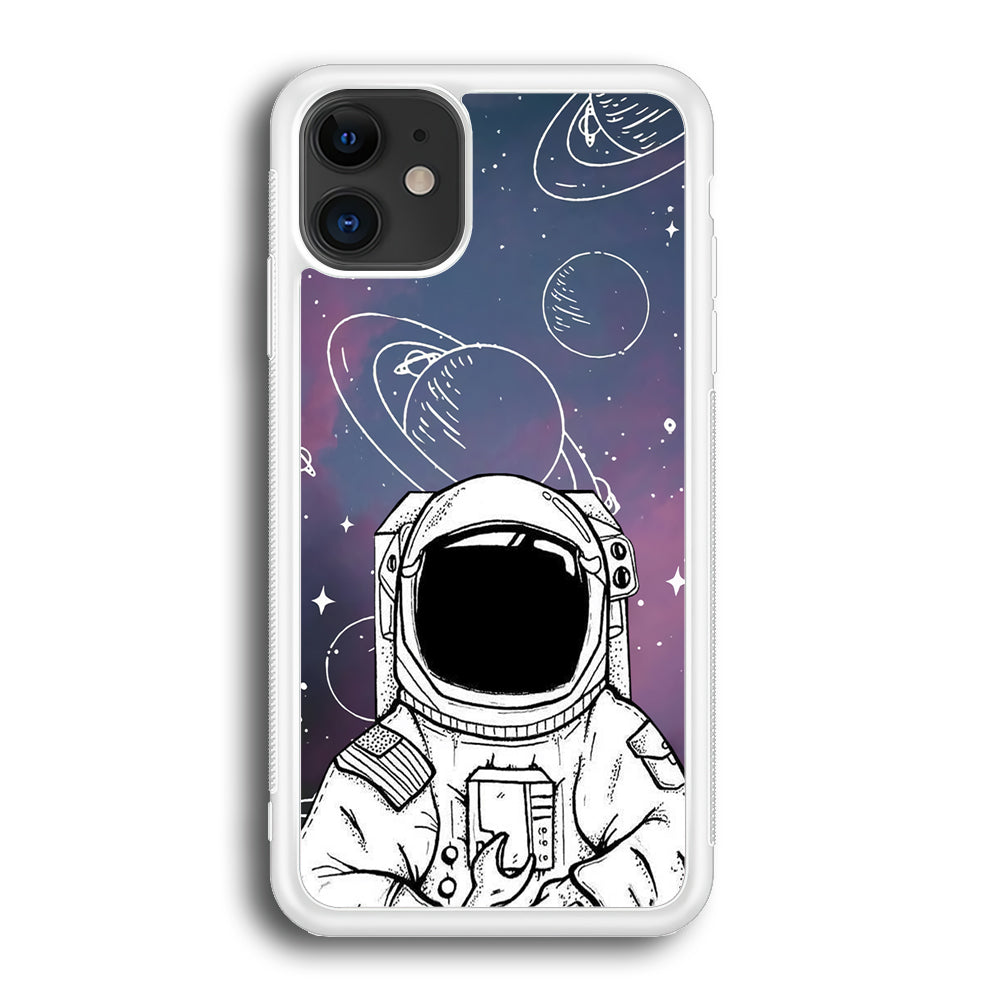 Astronaut White Space iPhone 12 Case