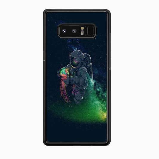 Astronaut Gravity Jellyfish Spark Light Samsung Galaxy Note 8 Case