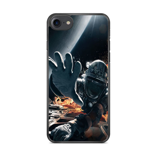 Astronaut Prone From Spacecraft iPhone 8 Case