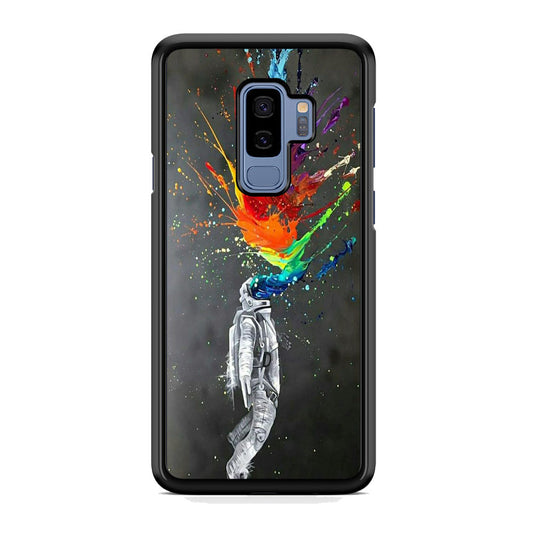 Astronaut Splash Mix Colour Paint Samsung Galaxy S9 Plus Case