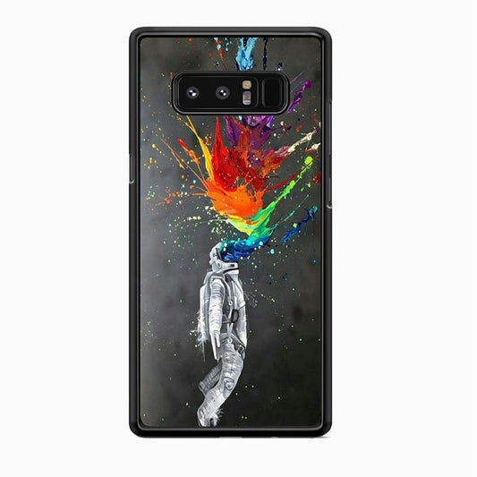 Astronaut Splash Mix Colour Paint Samsung Galaxy Note 8 Case