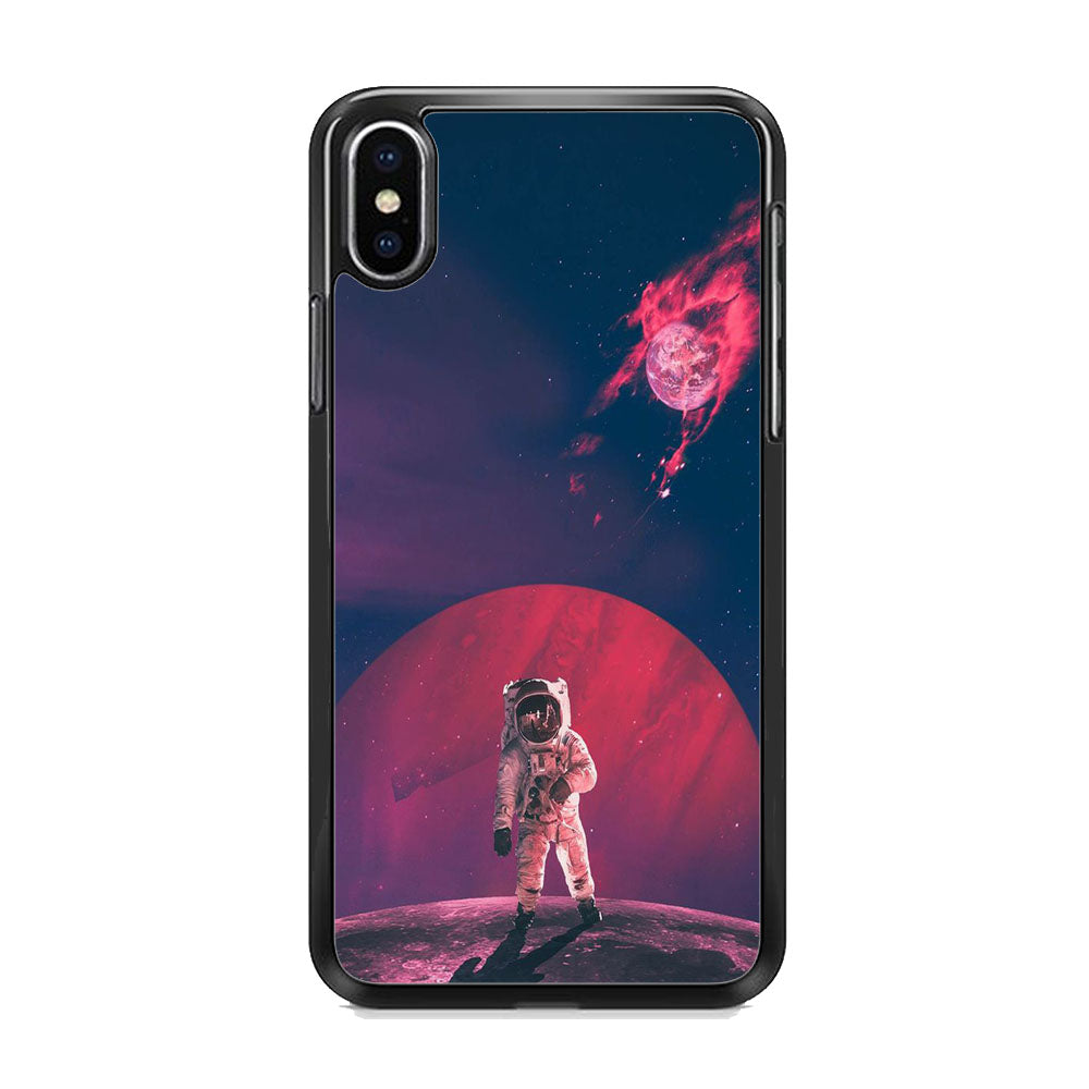 Astronaut Sunset From The Galaxy iPhone Xs Case