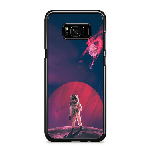 Astronaut Sunset From The Galaxy Samsung Galaxy S8 Plus Case