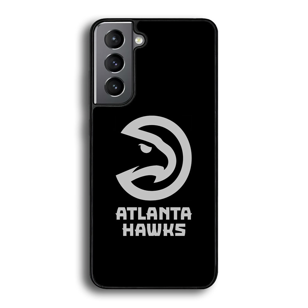 Atlanta Hawks Black Grey Samsung Galaxy S21 Case