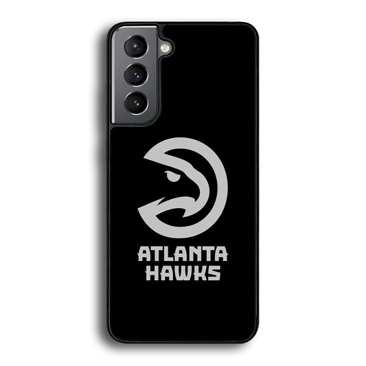 Atlanta Hawks Black Grey Samsung Galaxy S21 Case