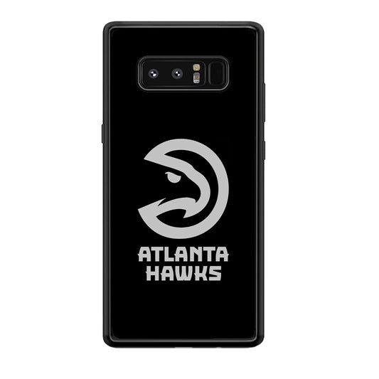 Atlanta Hawks Black Grey Samsung Galaxy Note 8 Case