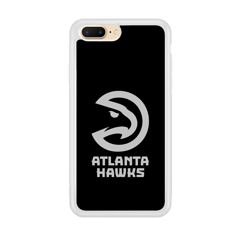 Atlanta Hawks Black Grey iPhone 8 Plus Case