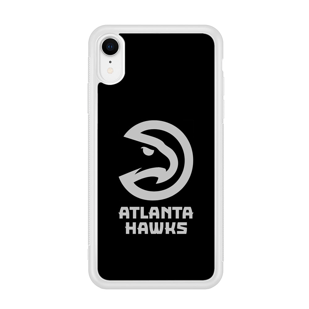 Atlanta Hawks Black Grey iPhone XR Case