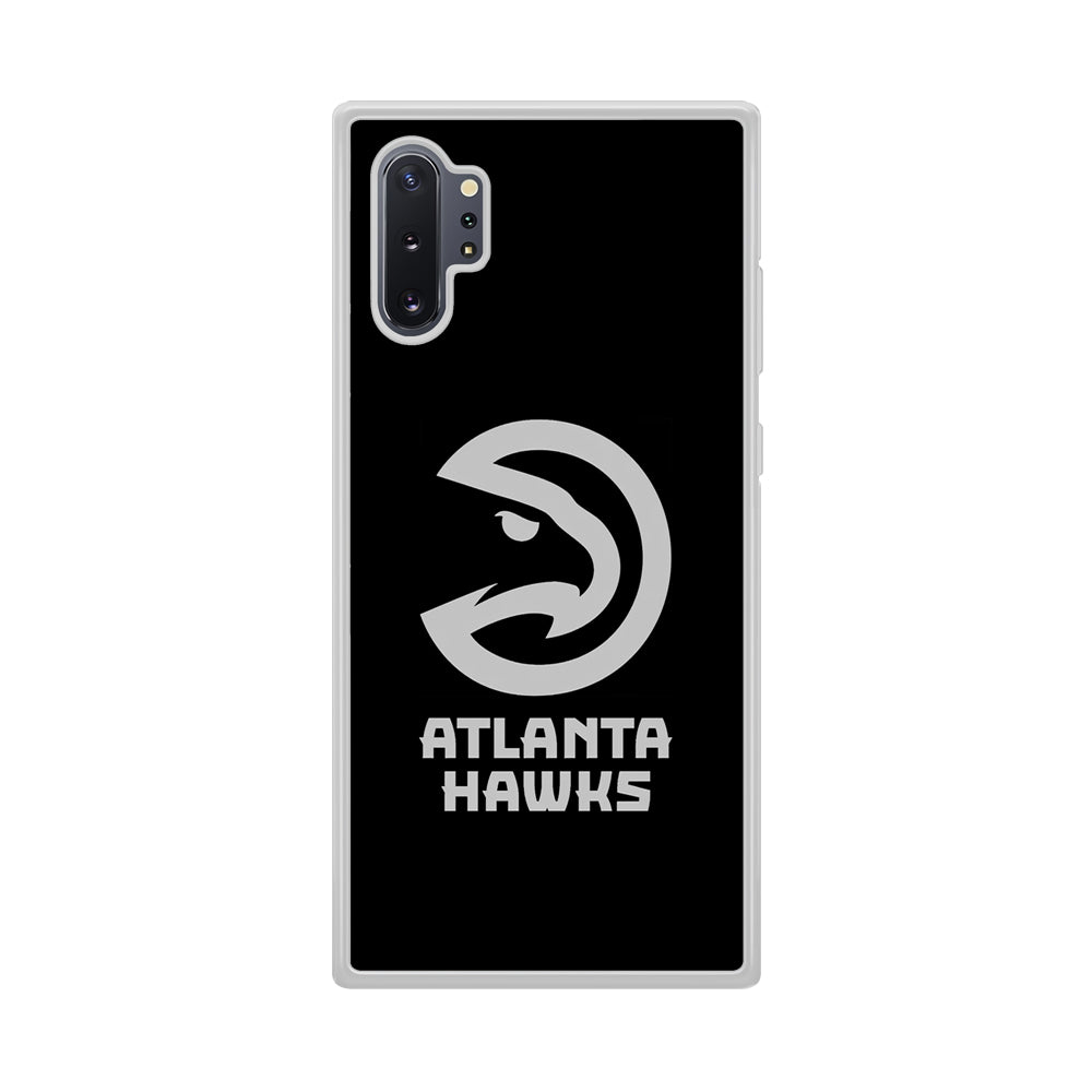 Atlanta Hawks Black Grey Samsung Galaxy Note 10 Plus Case