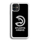 Atlanta Hawks Black Grey iPhone 12 Case