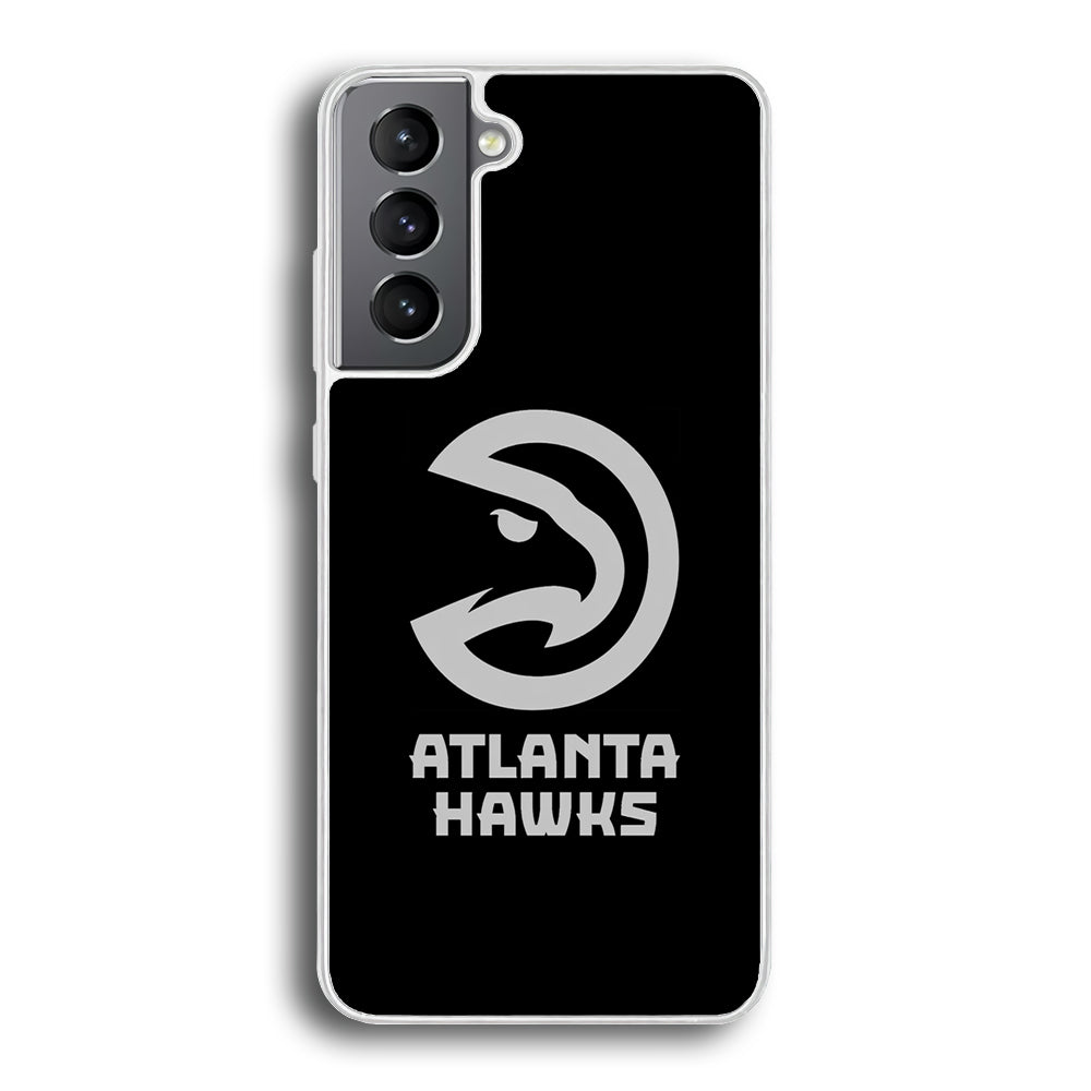 Atlanta Hawks Black Grey Samsung Galaxy S21 Case