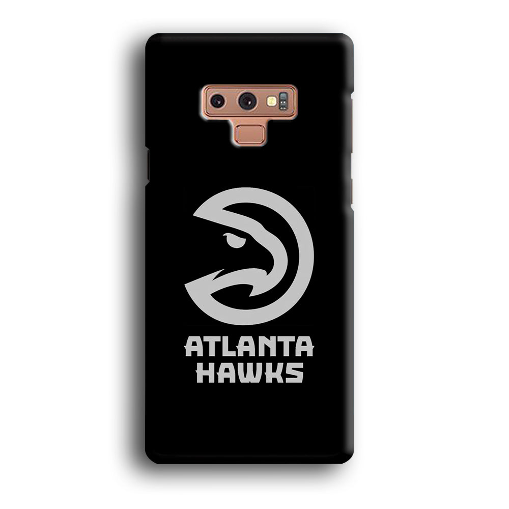 Atlanta Hawks Black Grey Samsung Galaxy Note 9 Case