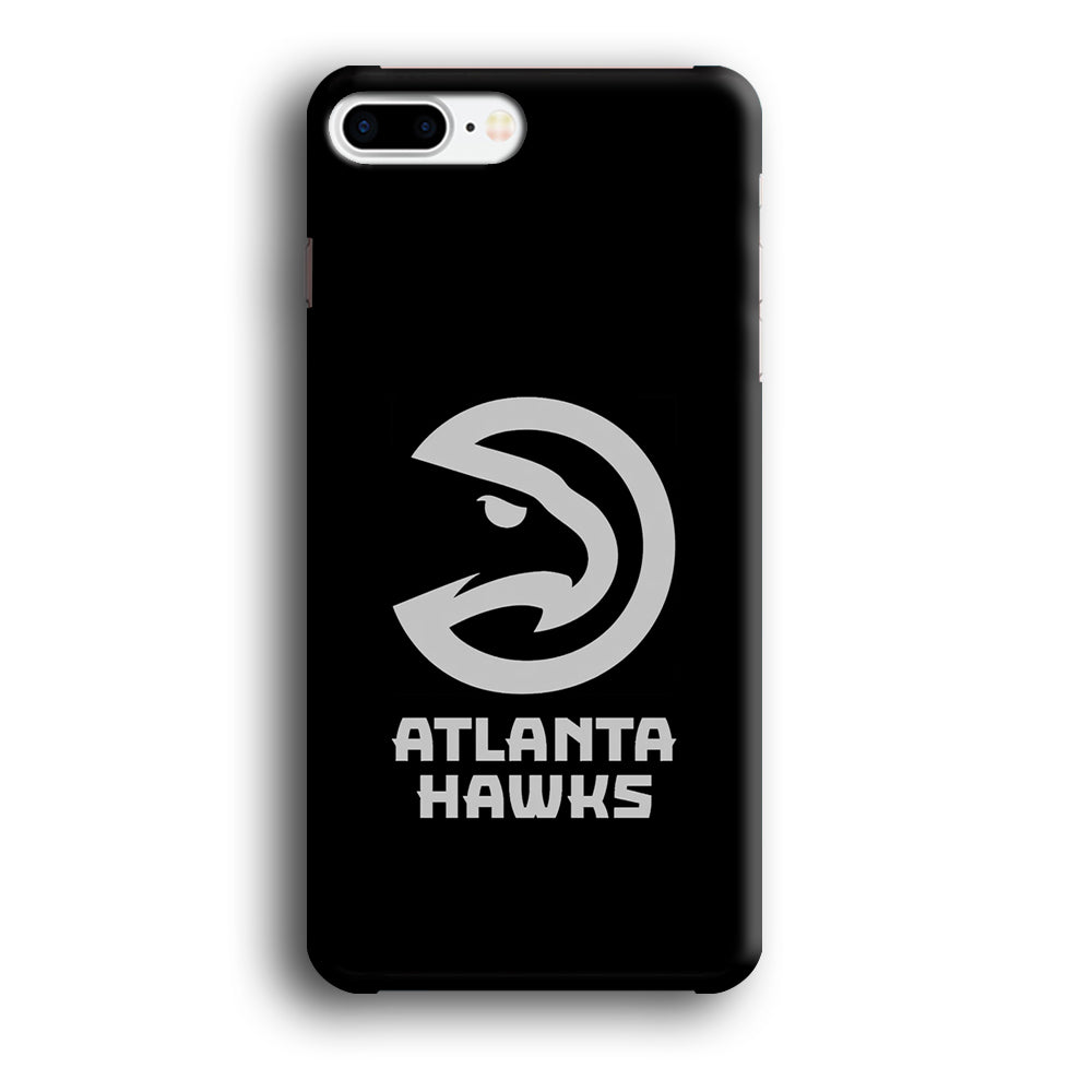 Atlanta Hawks Black Grey iPhone 8 Plus Case