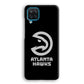 Atlanta Hawks Black Grey Samsung Galaxy A12 Case
