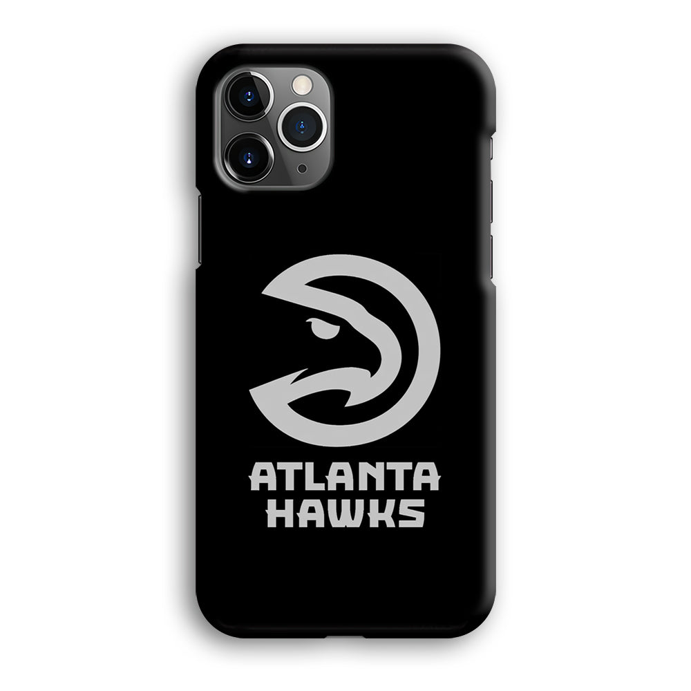 Atlanta Hawks Black Grey iPhone 12 Pro Case
