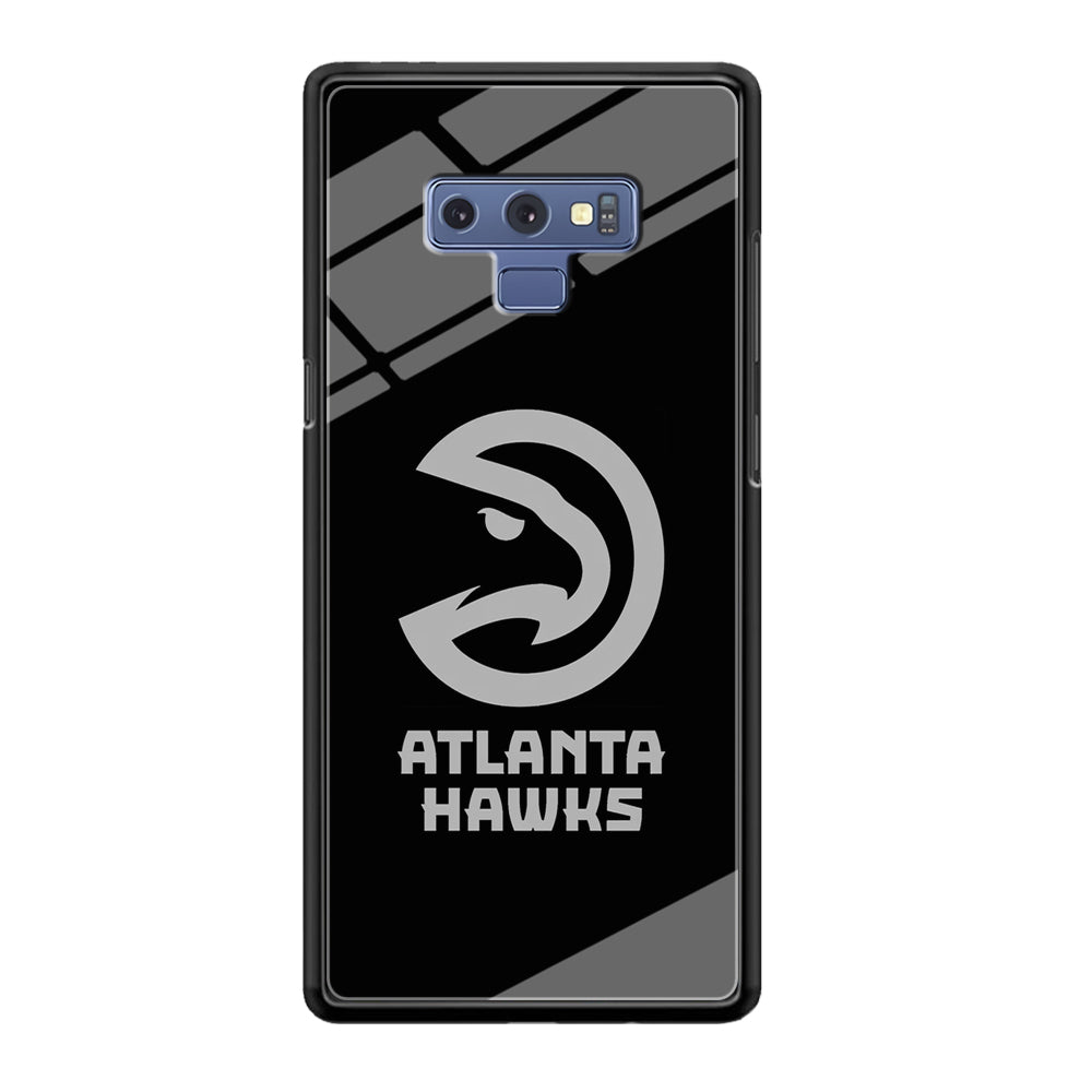 Atlanta Hawks Black Grey Samsung Galaxy Note 9 Case