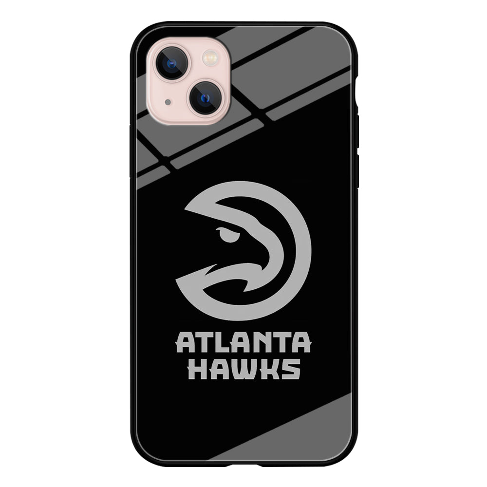 Atlanta Hawks Black Grey iPhone 13 Case