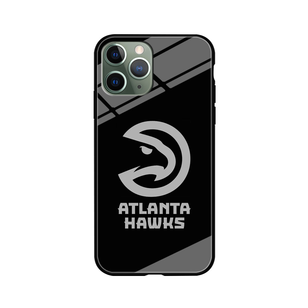 Atlanta Hawks Black Grey iPhone 11 Pro Case