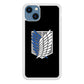 Attack on Titan Scouting Legion Black Simple iPhone 13 Case