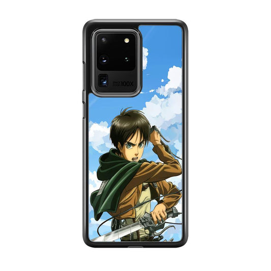 Attack on Titan Eren Jaeger Samsung Galaxy S20 Ultra Case - ezzyst