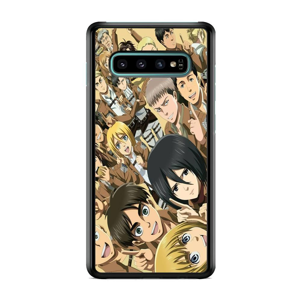 Attack on Titan Family Samsung Galaxy S10 Plus Case - ezzyst